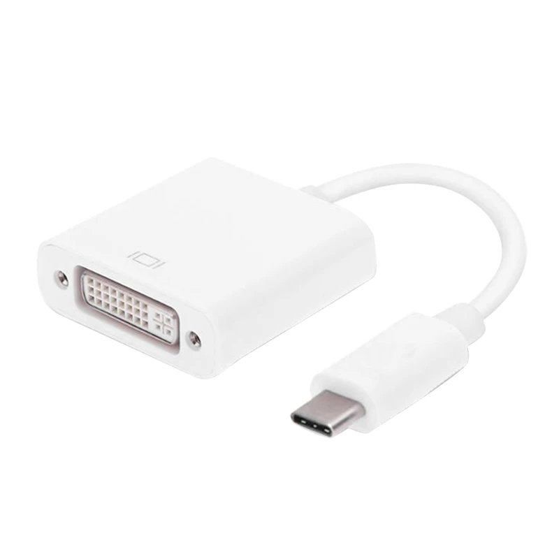 

Usb 3.1 Type-C к DVI HD Конверсионный кабель 1080P Портативный Расширенный адаптер питания