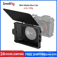 smallrig mini matte box lite with top flag for dslr and mirrorless cameras hood compatible with 67 95mm lenses 3575