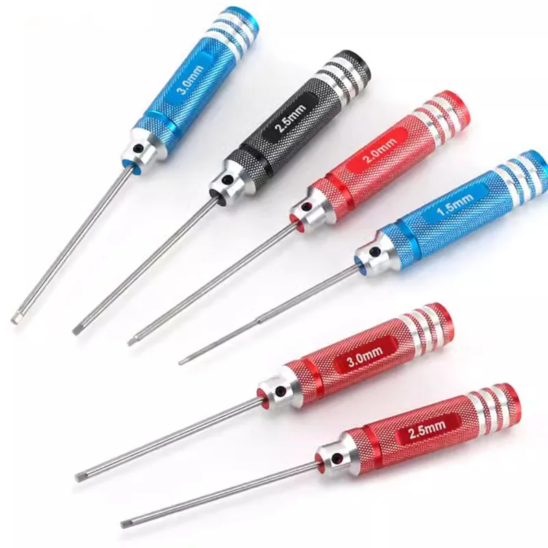 

Model Tools Hexagonal Screwdriver High Speed Steel 1.5mm 2.0mm 2.5mm 3.0mm 4pcs/Set