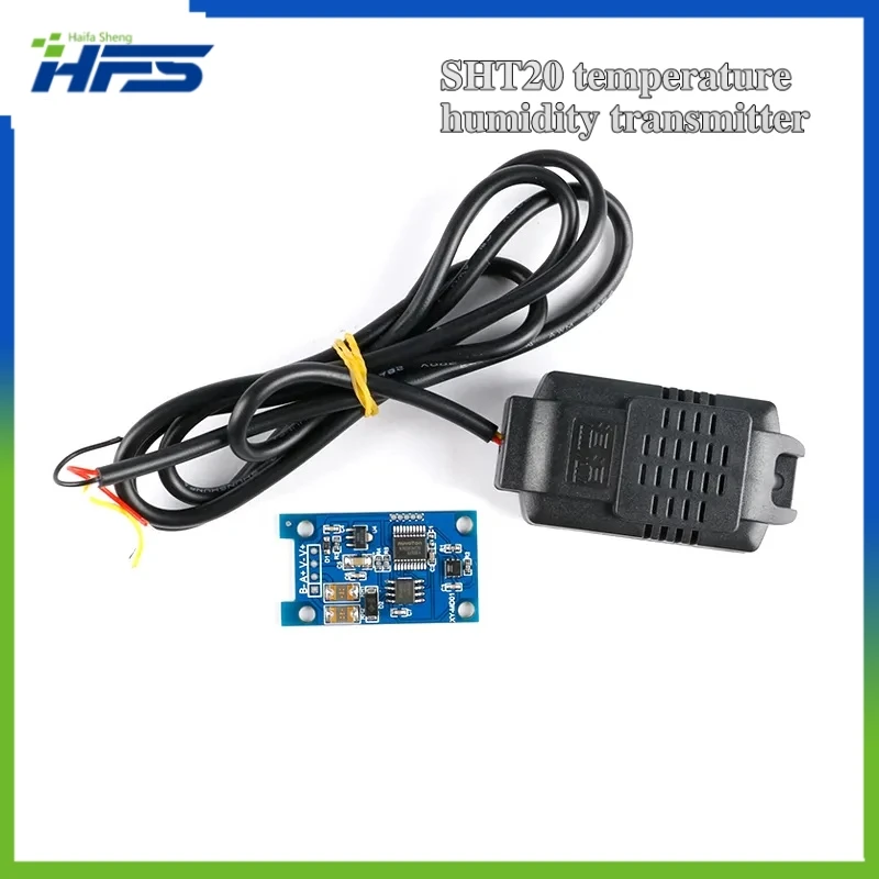 

SHT20 Temperature Humidity Sensor Industrial Grade High Precision Temperature Humidity Transmitter Monitoring Sensor Modbus RS48