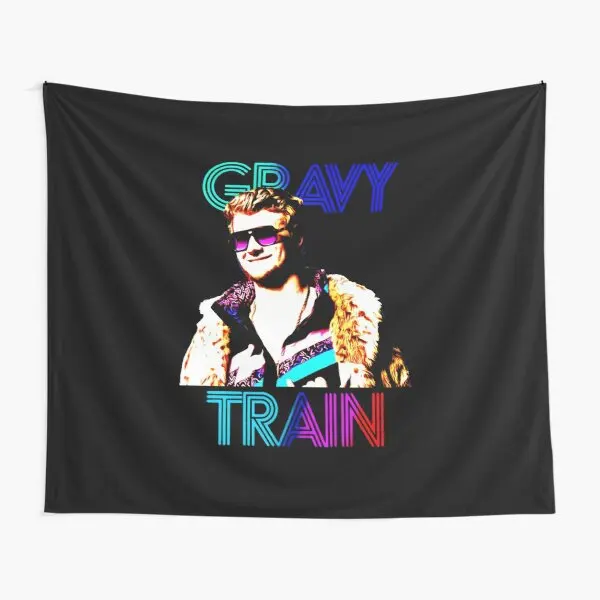 

Gravy Train Tapestry Decor Living Beautiful Mat Bedroom Art Yoga Decoration Blanket Colored Printed Hanging Room Towel