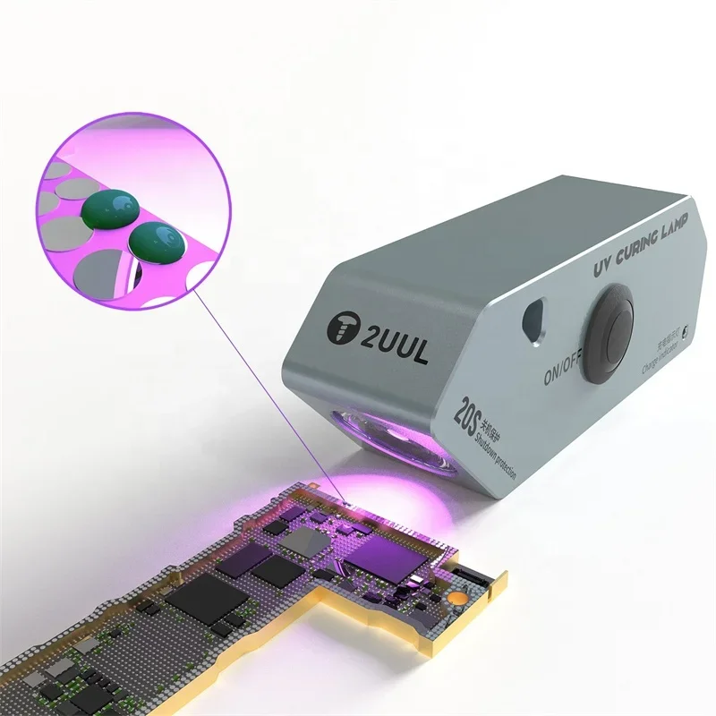 Портативная УФ-лампа 2UUL SC05 600 мАч лампа для отверждения от USB к Type-C два фитиля