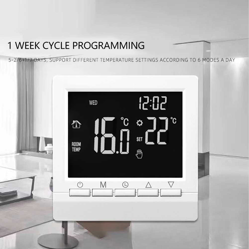 Для Tuya Wi-Fi программируемый умный термостат настенный контроллер котла 110-230 В