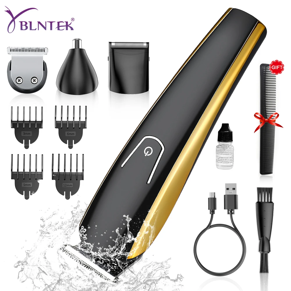 YBLNTEK 3 In 1 Multifunctional Men Hair Trimmer Machine Hair Clipper Electric Beard Shaver Nose Hair Trimmer Barber Grooming Kit
