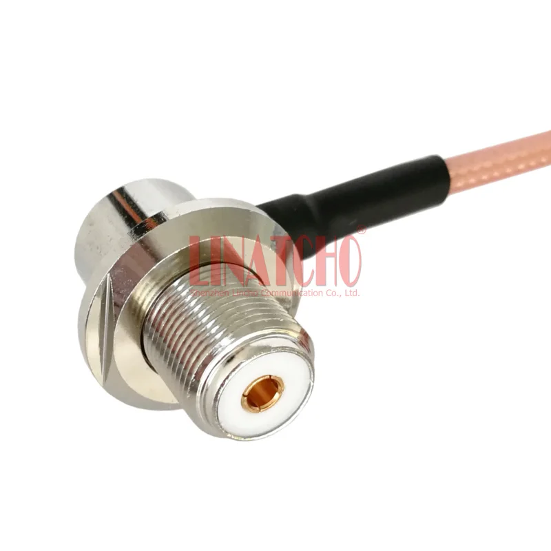 3 Meters UHF PL259 Right Angle SO239 RG142 Car Radio Antenna Extension Cable