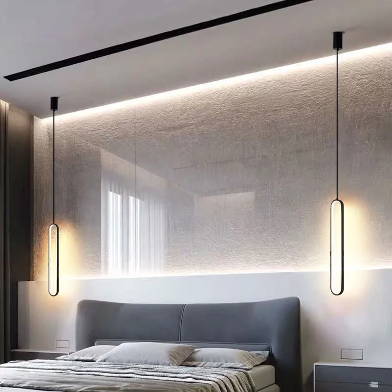 

Bedroom bedside chandelier Nordic simple style chandelier long-term atmosphere lamp dining room chandelier living room Chandelie
