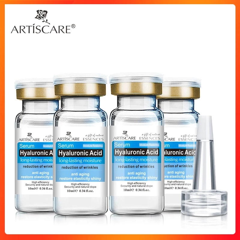 

ARTISCARE Hyaluronic Acid Serum 4PCS Snail Essence Face Cream Moisturizing Acne Treatment Repair Whitening Anti-Aning Winkles