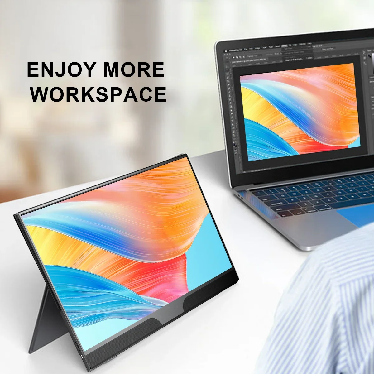 Портативный монитор HOWENS 15 6 дюйма 1080P FHD HDR