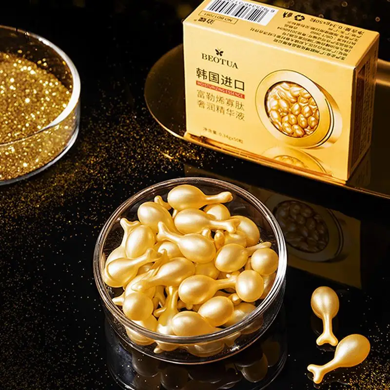 

50Pcs Hyaluronic Acid Capsules Serum Spot Acne Remover Whitening Face Serum Anti-Wrinkle Firming Skin Care Korean Cosmetics