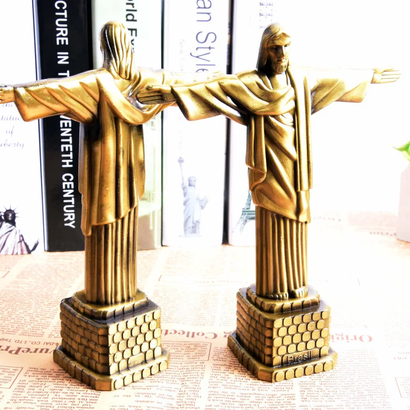 

Creative Metal Model Jesus Alloy Crafts Home Decoration European Retro Style Craft Decoration