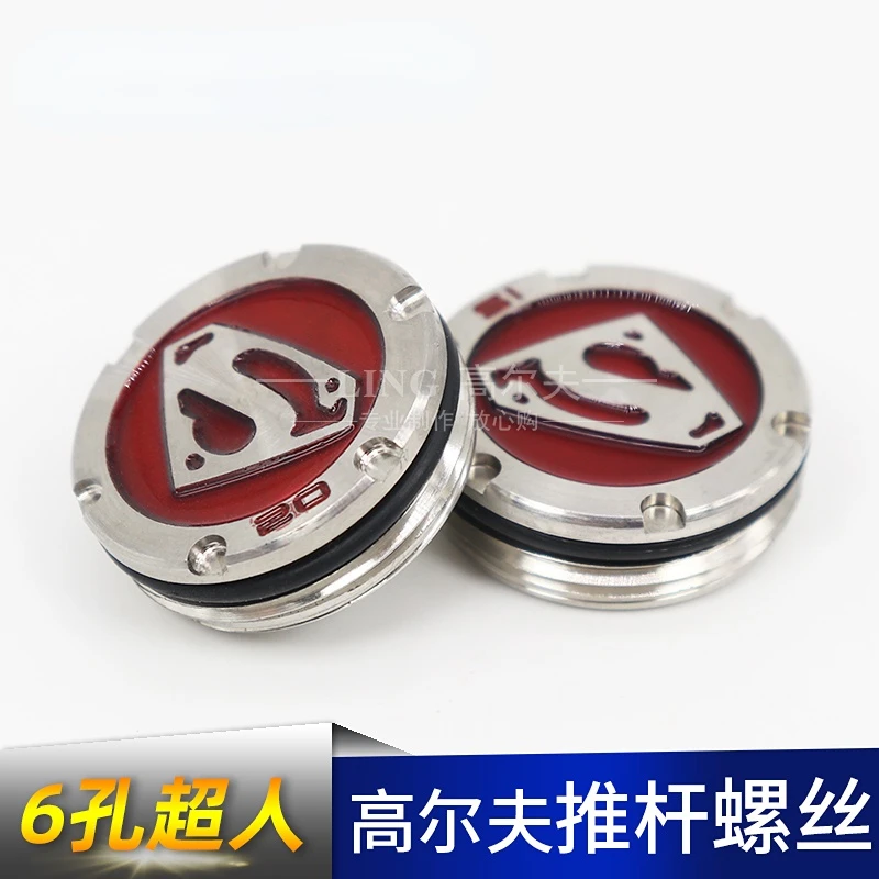 

free shipping a pair 6-hole golf putter ball head counterweight screw wrench