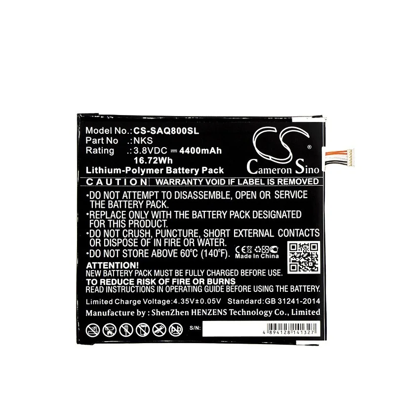

Applicable Sprint Slate 80 AQT80 NKS Tablet Battery