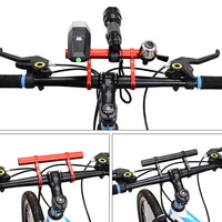 aluminum alloy bike handlebar extender extension carbon fiber bracket clamp for bicycle speedometer headlight light lamp holder