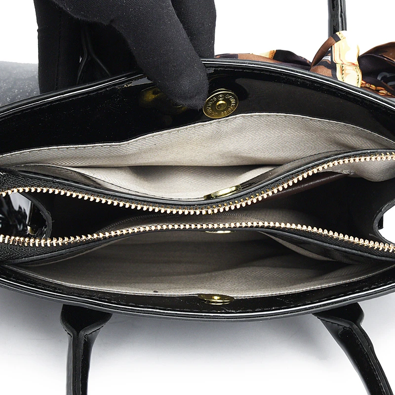 Fashion Flower Pattern Handbag Women Elegant Scarves Shoulder Bags Designer High Quality Leather Crossbody Bags Ladies Tote