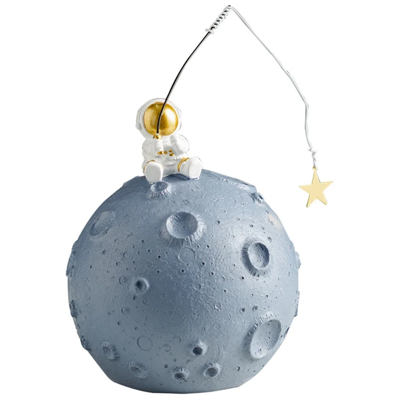 

Creative Astronaut Piggy Bank Nordic Home Decoration Ornaments Piggy Bank Kid's Bedroom Desk Decoration Birthday Gift