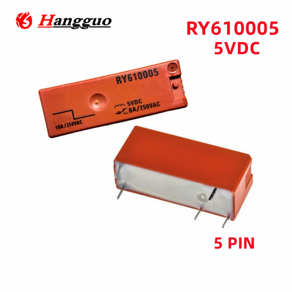 Оригинальное реле питания SCHRACK RY610005 5 в постоянного тока RY610012 12 В постоянного тока (RY610024 24 В постоянного тока универсальное RY211024 24 В постоянного тока) 8A/250В переменного тока 5 контактов