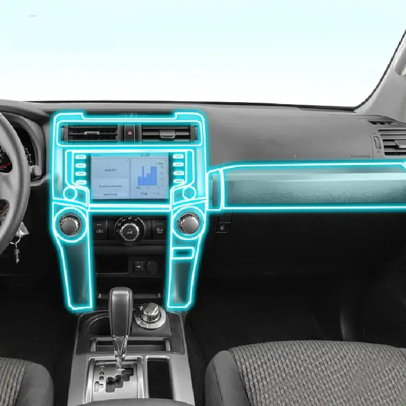 

For Toyota 4Runner 2022-2023 Car Interior Center console Transparent PPF-TPU Protective film Anti-scratch Repair film Accessorie