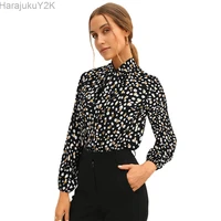 women elegant blouse shirts chiffon blouses femme 2021 autumn ladies long sleeve casual tops women blusas mujer fashion shirt