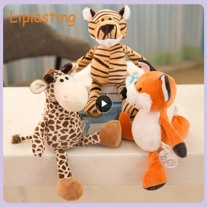

Stuffed Animal Toy Children Gift 25cm Jungle Animals Doll Plush Toy Zoo Animals Forest Animal Doll For Kids Soft Pp Cotton