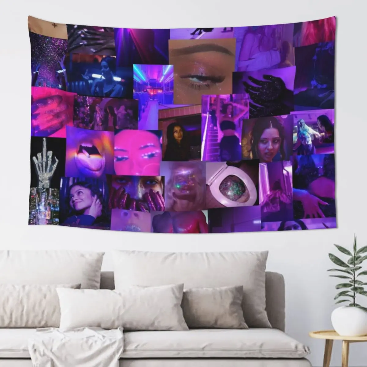 euphoria vibe коллаж гобелен настенный декор украшения дома вещи для комнаты