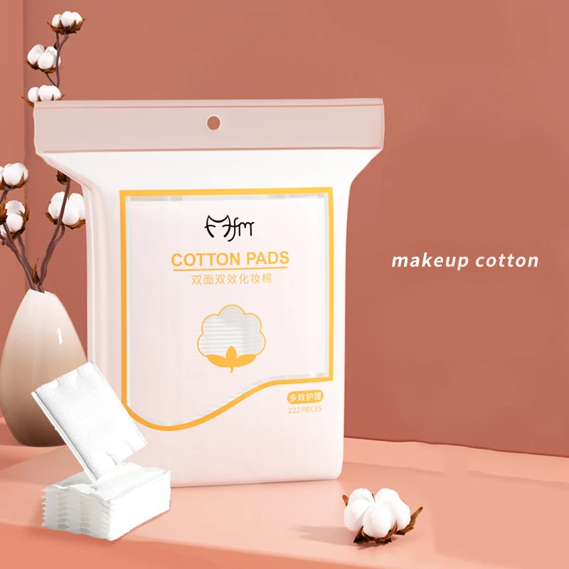 

200/222PCS/Bag Disposable Makeup Cotton Wipes Soft Makeup Remover Pads Ultrathin Face Cleansing Paper Wipe Make Up Cotton Pads
