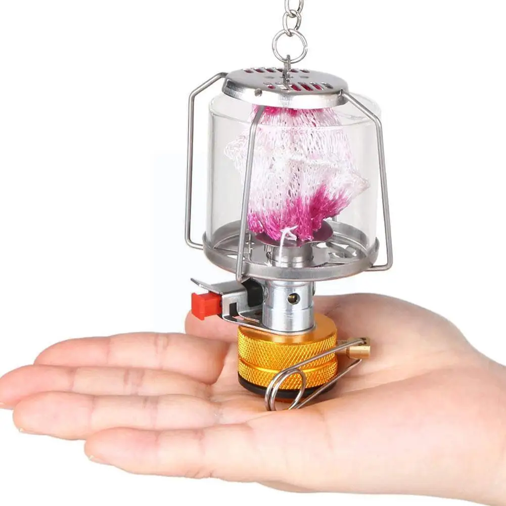 

Outdoor Portable Camping Gas Lantern Piezo Ignition Survival Gas Light Lamp Camping Tent Equipment Mini Set E8b2