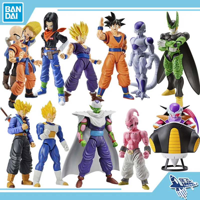 

20cm Dragon Ball Goku Piccolo Majin Buu Frieza Android 18 assembly Anime Statue PVC Action Figure Collection Model Toys Doll