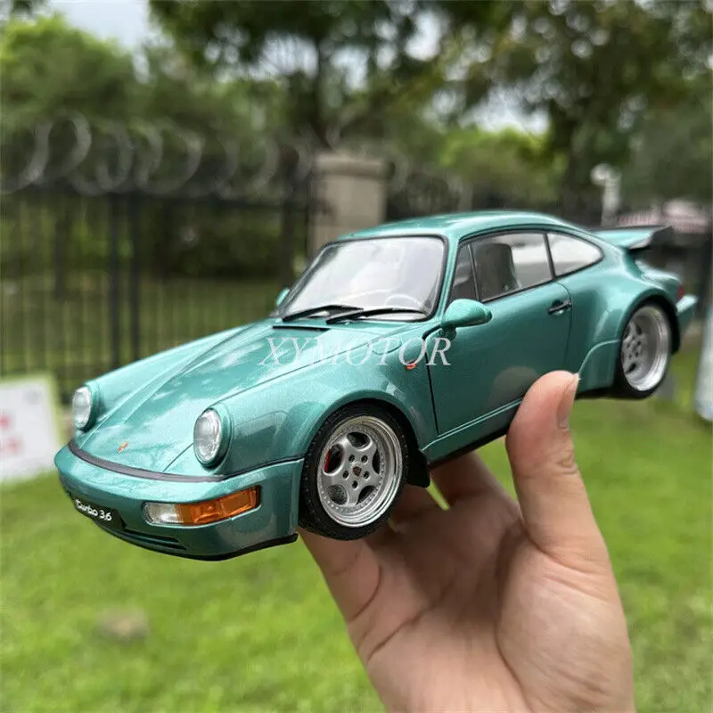 

Модель автомобиля Solido 1:18 для PORSCHE 964 TURBO 3,6 1991 металлическая литая, зеленая игрушка, подарки, хобби, демонстрационные украшения, коллекция