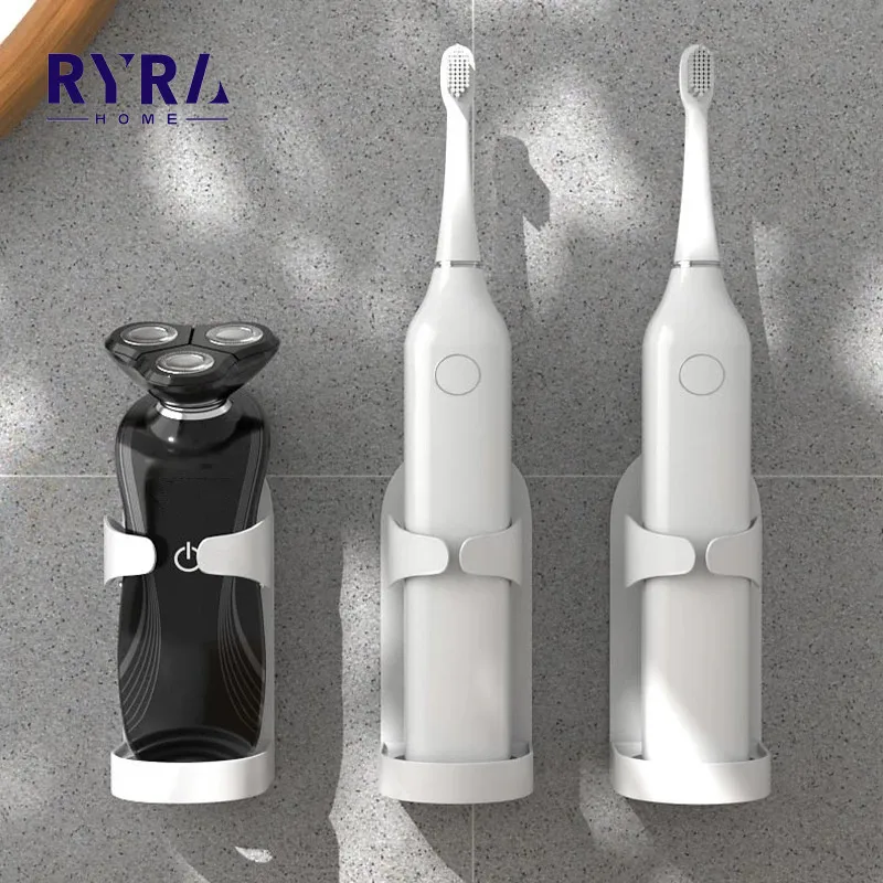 

Electric Toothbrush Shaver Holder Wall-Mount Toothbrush Stand Rack Adapt 90% Electric Toothbrush Holder Bathroom Accessories 1Pc