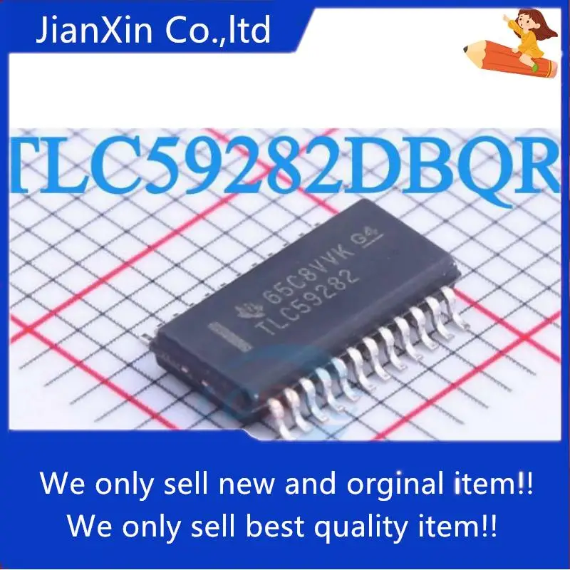 

10pcs 100% orginal new new product TLC59282DBQR TLC59282 16-channel LED driver chip SSOP24
