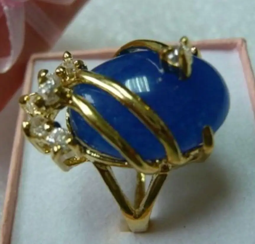 

charmming blue ring 18KGP(#7 8 9)