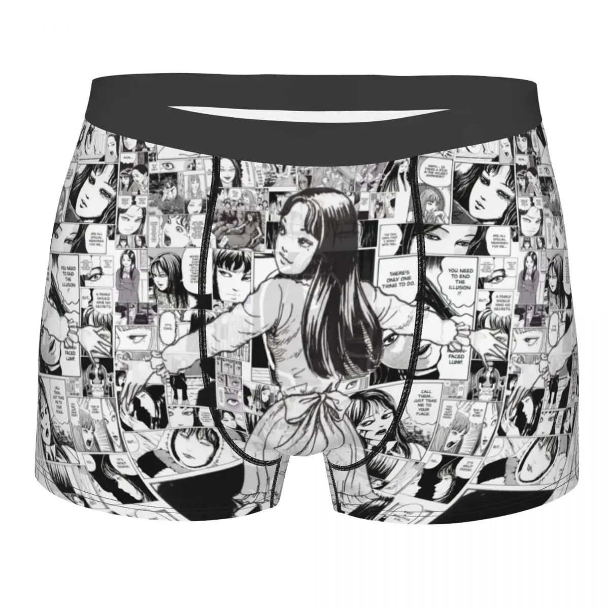 

Novelty Boxer Shorts Panties Briefs Man Junji Ito Tomie Kawakami Underwear Cute Kawaii Anime Soft Underpants for Homme S-XXL