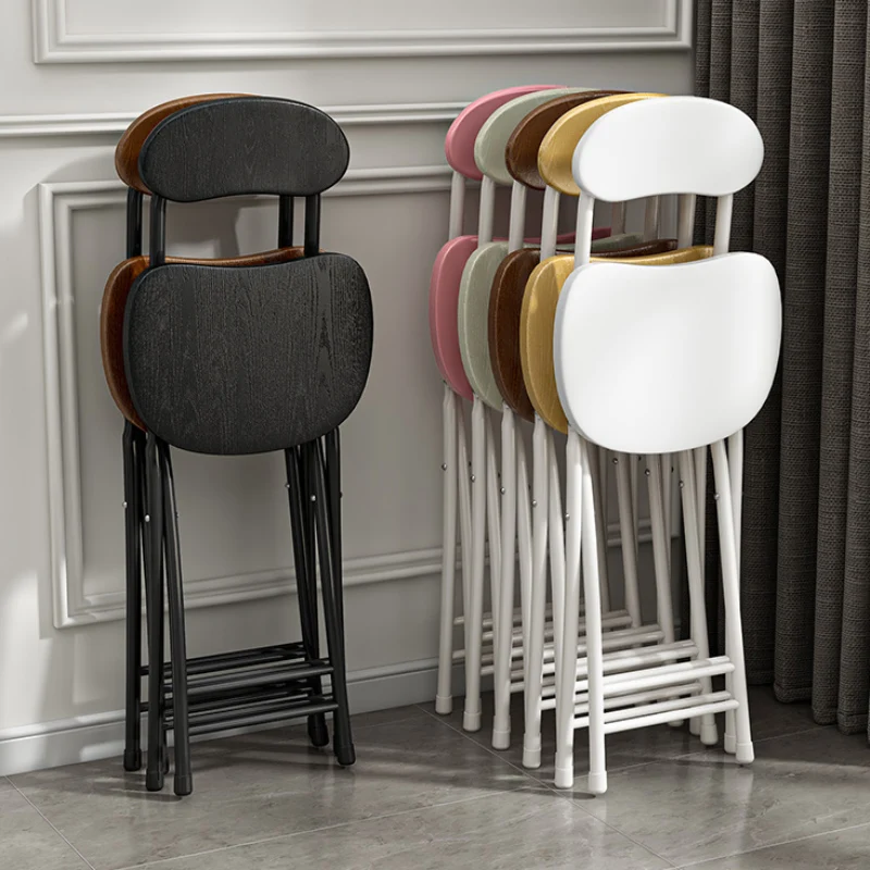 Стул пластиковый роскошный одиночные барные стулья для отдыха Мягкая Кухня