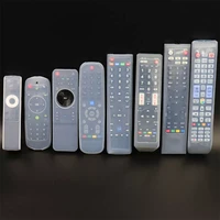 24 sizes silicone tv remote control case cover video tv set top box air condition dust protect storage bag anti dust waterproof