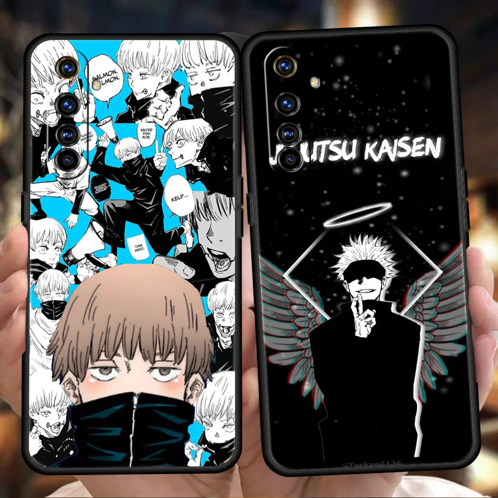 

Jujutsu Kaisen Phoen Case Cover For Realme 8i 9i 9 8 7 6 Pro C25 C21 C11 C3 GT2 Pro Plus 5G Silicone Shockproof Shell Fundas TPU