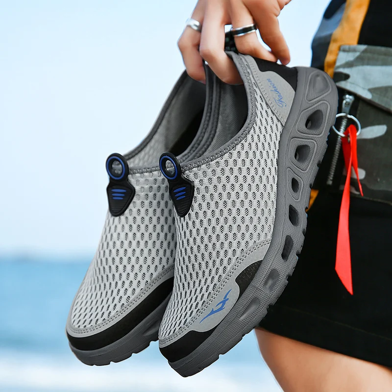 Фото Мужская водонепроницаемая обувь Кроссовки для походов на открытом воздухе Для