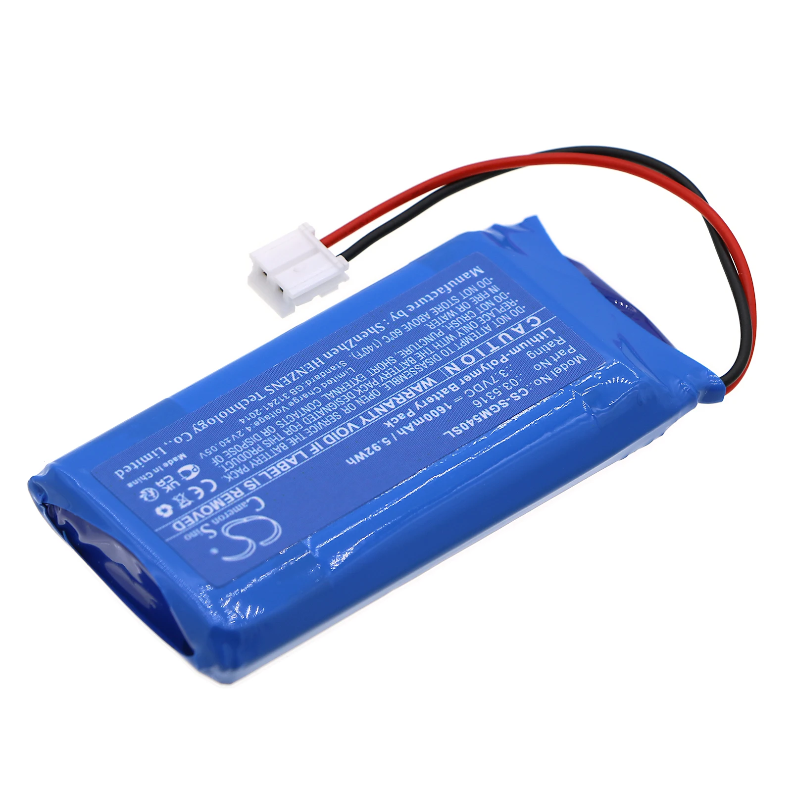 Фото Сменная батарея CS для SCANGRIP 03.5408, 03.5421, Midiform, UV Form 03.5316 1600 мАч / 5.92 Вт·ч GPS, навигатор №3