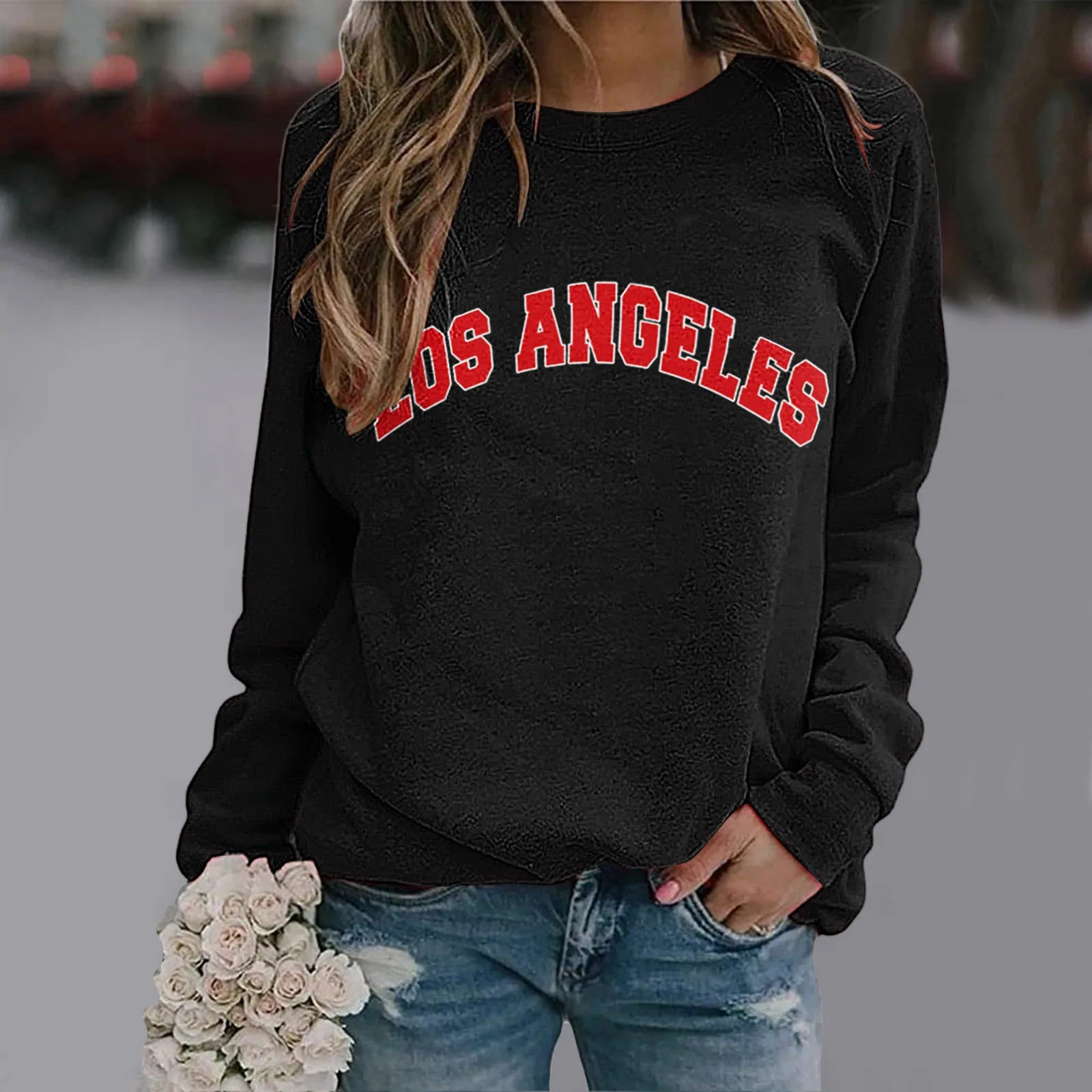 

Hoodes For Women Casual Full Zip Pullover Tops Round Neck Loose Hooded Fit Long Sleeve Oversized Shirt Cotton Sweatshirt Women