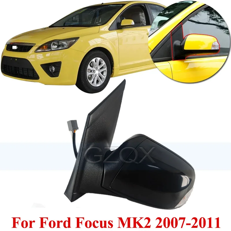 Внешнее зеркало заднего вида CAPQX 6 контактов для Ford Focus MK2 2007-2011