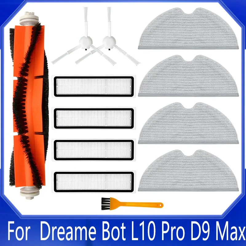 Replacement Spare Parts For Dreame Bot L10 Pro D9 Max Vacuum-Mop Finder Robot Vacuum Cleaner Accessories