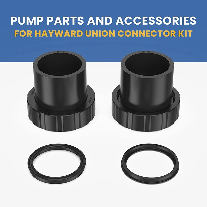 Соединитель SPX3200 Black Union для насосов Hayward Northstar Ecostar фильтров с картриджем Swimclear