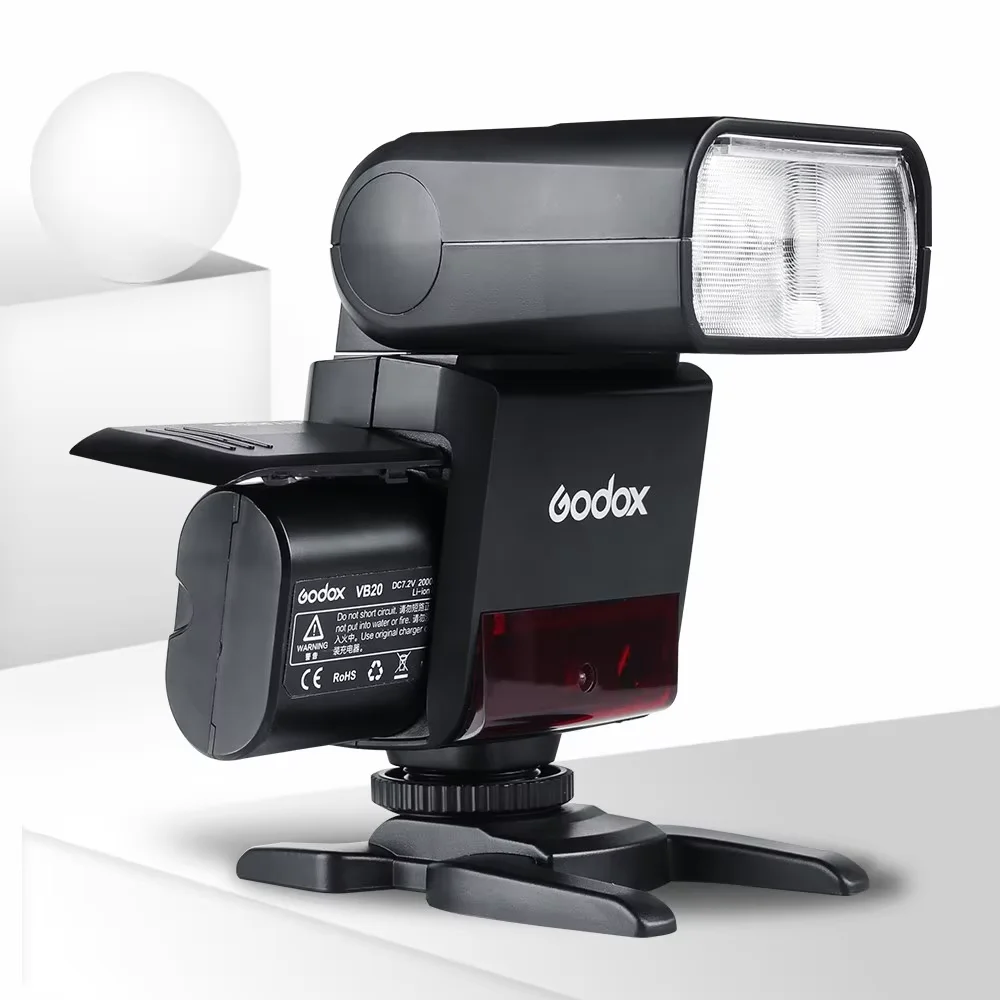 Фото Вспышка Godox V350C V350N V350S V350F V350O TTL HSS 1/8000s с триггером X1T для Canon, Nikon, Sony, Fuji, Olympus №5