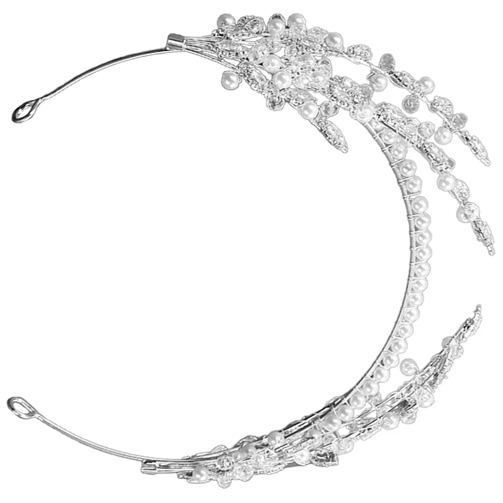 

Gift Wedding Accessories Cosplay Bachelorette Gifts Bridesmaids Birthday Crown Women Hair Jewels For Womens Silver Outfits