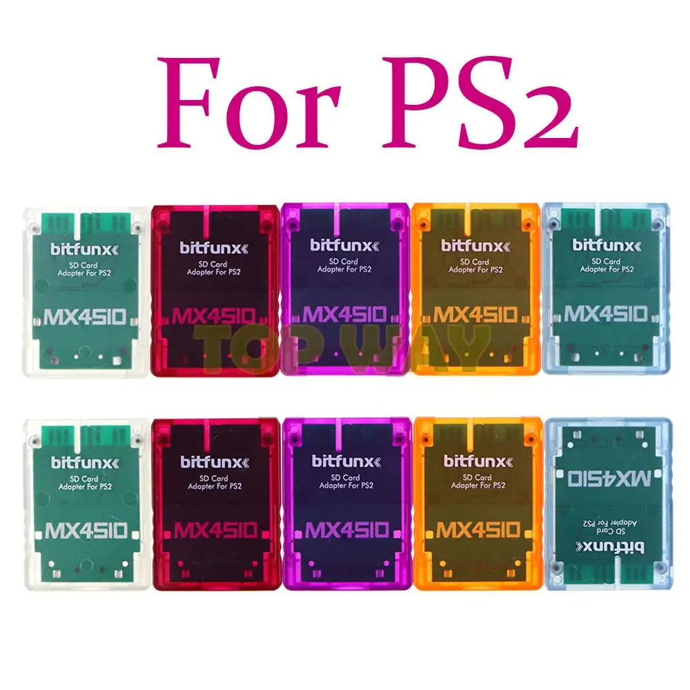 Фото 1 шт. для контроллера Playstation 2 PS2 MX4SIO SIO2SD SD-карта и адаптер для чтения карт TF для PS2 №1