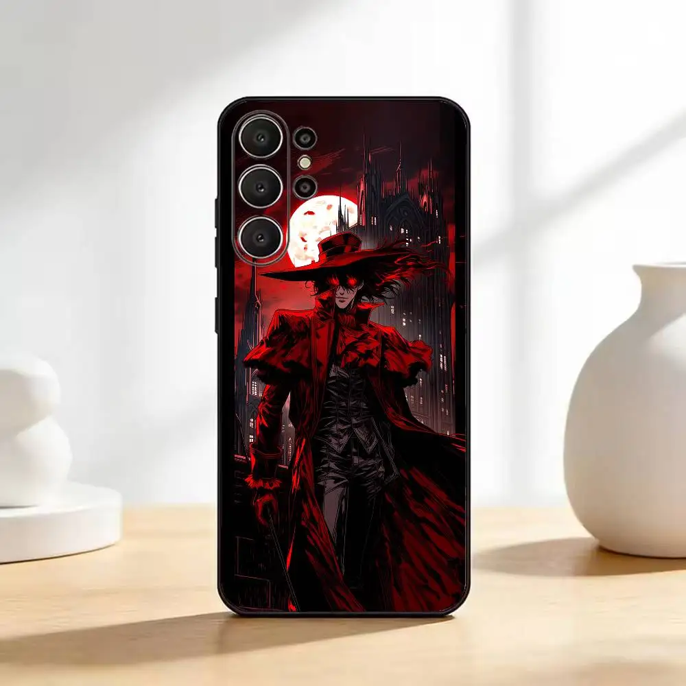 Фото Черный мягкий силиконовый чехол для телефона Dark Fantasy Hellsing для Samsung Ultra S26, S24, S21, S22, S23, S30, Plus, Lite №5