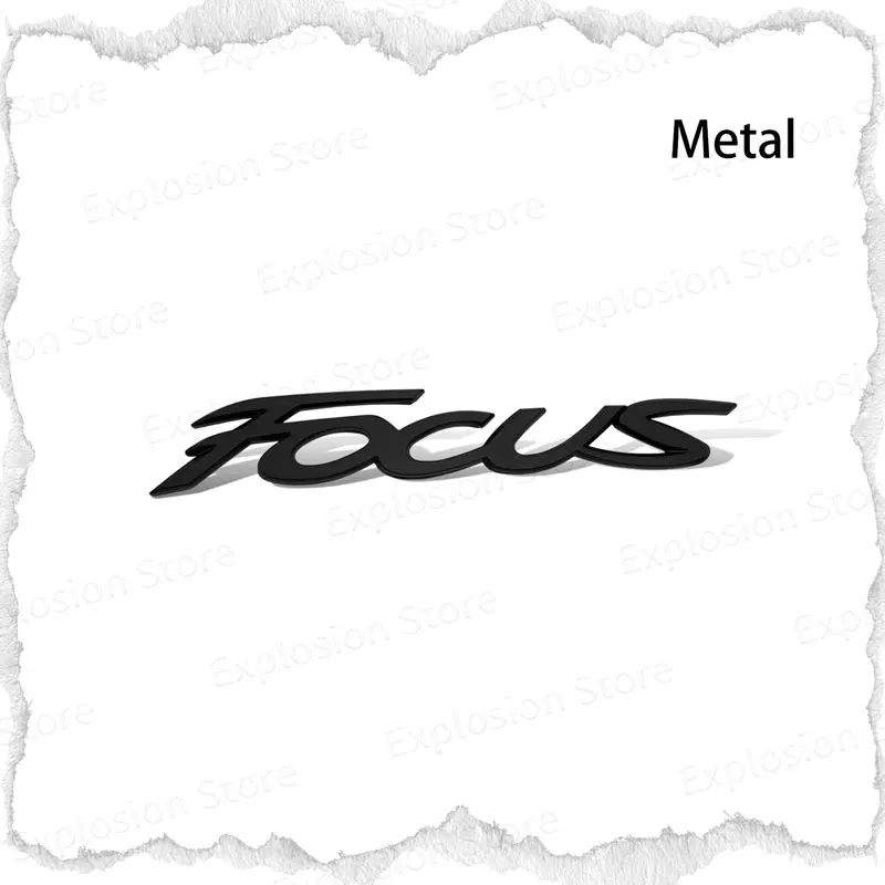 

Автомобильный декор 3D ABS/металлический автомобильный буквенный задний бампер наклейки на багажник эмблема наклейка для Ford Focus логотип MK1 MK2 MK3 MK4 Fiesta Ranger