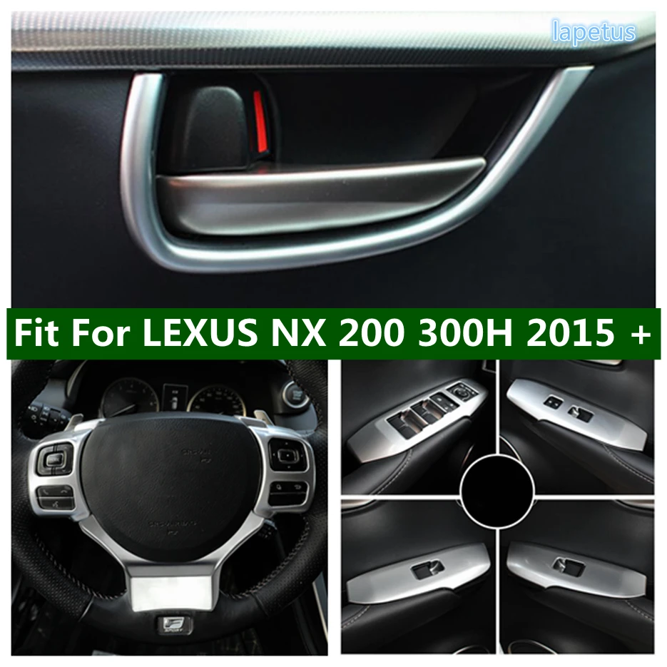 

Car Accessories Door Handle Bowl / Air AC Outlet / Window Lift Button Panel Cover Trim For LEXUS NX 200 300H 2015 - 2020 Matte