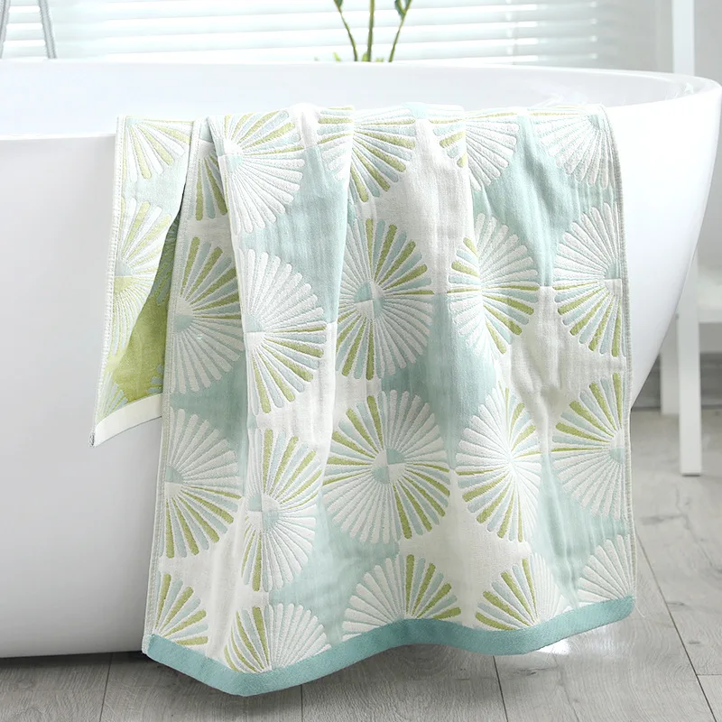 

Gauze Bath Towel Women's Household Pure Cotton Large Adult Quick-drying Cotton Couple Soft Absorbent Personality Cute Wrap Towel