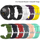 Мягкий силиконовый ремешок для смарт-часов Huami Amazfit Verge Lite, быстросъемные ремни для Xiaomi Amazfit Verge 3 Correa