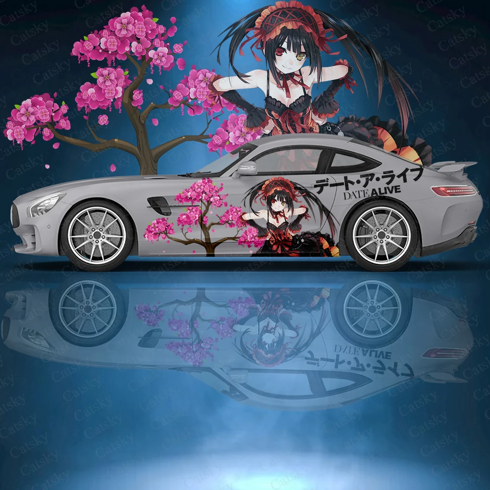 

Автомобильные аниме наклейки Date A Live, автомобильные наклейки с рисунком, наклейки GM подходят для большинства автомобильных наклеек, автомобильные аниме наклейки на заказ
